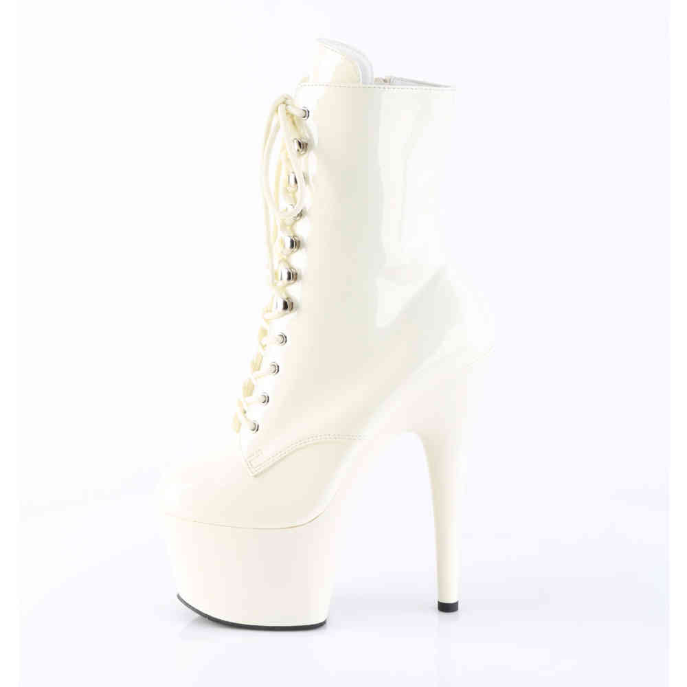 Pleaser - ADORE1020 Plattformstiefel - Gebrochenes WeiÃŸ